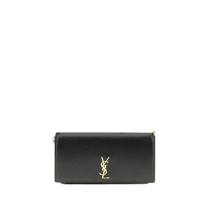 Saint Laurent Envelope Chain Wallet Women Black Shoulder Bags